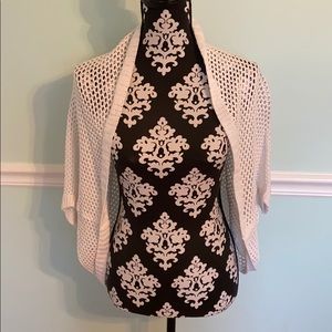 Crochet sweater shrug